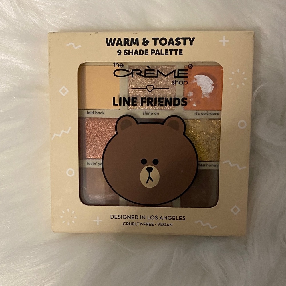 The Crème Shop Line Friends Warm & Toasty Eyeshadow Palette